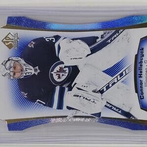 2021-22 SP Authentic Connor Hellebuyck Winnipeg Jets Hockey Card